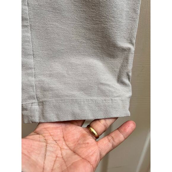 Eileen Fisher Gray Crepe Slim Pull On Crop Pant Petite PP Lagenlook Minimalist - Picture 8 of 11